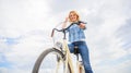 Bike rental shops primarily serve people who do not have access to vehicle typically travellers and particularly Royalty Free Stock Photo