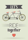 Bike retro poster