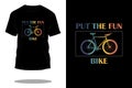 Bike retro t shirt design