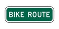 Bike route symbol icon