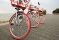 Bike sharing in china Royalty Free Stock Photo