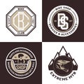 Bike shop, bmx bicycle, mountain biking logo