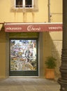 Bike shop in Lucca, italy Royalty Free Stock Photo