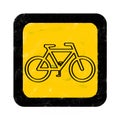 Bike sign Royalty Free Stock Photo