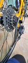 Bike. Sprocket. Wheel. Chain. Spoke