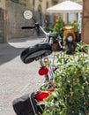 Bike on street of Rome, Italy Royalty Free Stock Photo