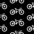 Bike symbol seamless pattern