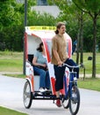 A bike taxi, Berlin, Germany