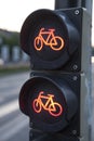 Bike Traffic Light Sign Royalty Free Stock Photo