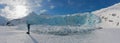 Portage glacier in wintertime Royalty Free Stock Photo