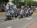 Biker Cops Mexico City Royalty Free Stock Photo