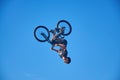 Biker doing a flip on the MarisquiÃÂ±o Spectacle in Vigo