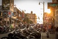 Biker gathering in Beale street, Memphis