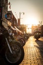 Biker riding on Beale street, Memphis