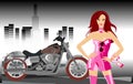 Biker's girl