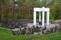 Bikernieki Memorial is a war memorial to Holocaust victims of World War II