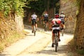 Bikers at Blera, Italy Royalty Free Stock Photo
