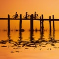 Bikers on bridge 2