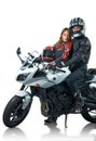 Bikers couple