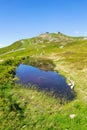 Bikers downhill X-line trail from Schattberg-Ost mountain, Saalbach-Hinterglemm Royalty Free Stock Photo