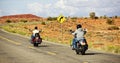 Bikers on Highway