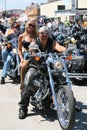 Bikers at Sturgis Bike Rally Royalty Free Stock Photo