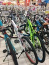 Bikes in Chinese supermarket for sales