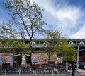 New York-Bikes Docking Station Royalty Free Stock Photo