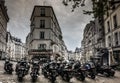 Bikes in old city, paris