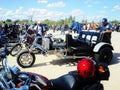 Custom harley davidson bike for three