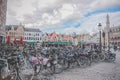 Bikes at the plaza - Brussels - Belgium