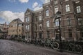 Bikes in the street, Amsterdam.