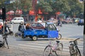 Bikes on the street of Fuyang China