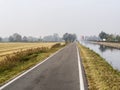 Bikeway along the Naviglio Grande from Milan to Abbiategrasso