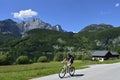 Biking around Grundlsee, Styria, Austria