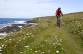 Biking in Brittany Royalty Free Stock Photo