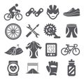 Biking icons