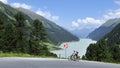 Biking in Kaunertal, Tirol, Austria