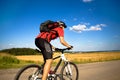 Biking man Royalty Free Stock Photo