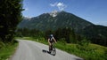 Biking in Totes Gebirge, Oberosterreich, Austria