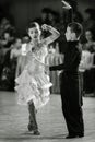 Bila Tserkva, Ukraine. February 22, 2013 International open dance sport competition Stars of Ukraine 2013. Ballroom dancing child