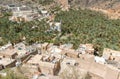 Bilad Sayt, a spectacular mountain village in Oman Royalty Free Stock Photo