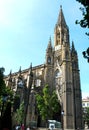 Bilbao cathedral facade - Gothic architecture