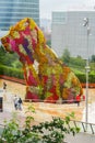 Puppy sculpture Guggenheim Museum Bilbao