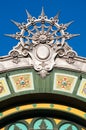 Bilbao Concordia station, details, decorations, Bilbao, province of Biscay, Basque Country, Spain, Iberian Peninsula, Europe Royalty Free Stock Photo