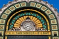 Bilbao Concordia station, details, decorations, Bilbao, province of Biscay, Basque Country, Spain, Iberian Peninsula, Europe Royalty Free Stock Photo