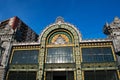 Bilbao Concordia station, details, decorations, Bilbao, province of Biscay, Basque Country, Spain, Iberian Peninsula, Europe Royalty Free Stock Photo