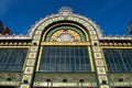 Bilbao Concordia station, details, decorations, Bilbao, province of Biscay, Basque Country, Spain, Iberian Peninsula, Europe Royalty Free Stock Photo