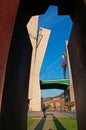 The public sculpture of Ramon Rubial Cavia, socialist, Bilbao, Basque Country, Spain, Northern Spain, Iberian Peninsula, Europe