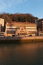The skyline of Bilbao, Nervion River, Basque Country, Spain, Northern Spain, Iberian Peninsula, Europe Royalty Free Stock Photo